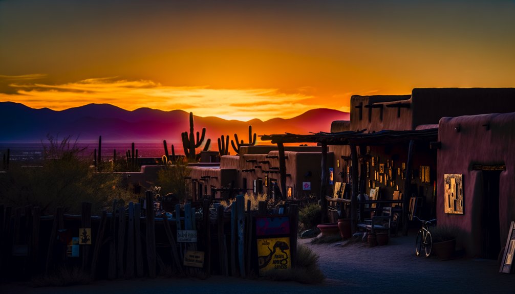 artistic community in desert