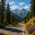 beautiful mountain road trips