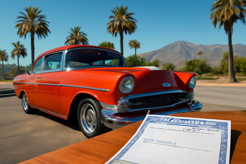 california classic car definition