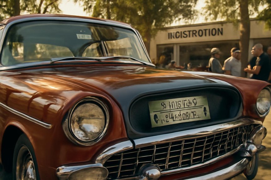 classic car registration preparation