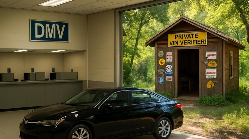 dmv versus private vin verification