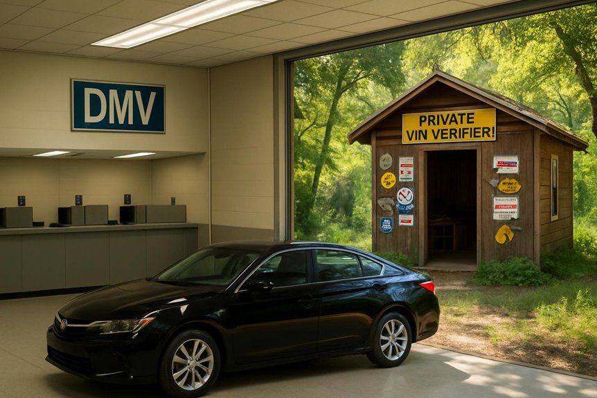 dmv versus private vin verification
