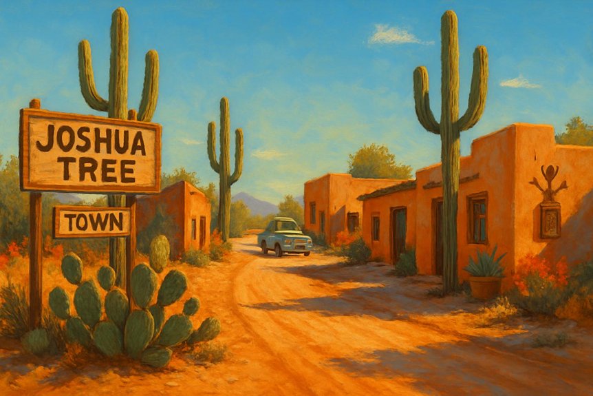 joshua tree s nearby towns