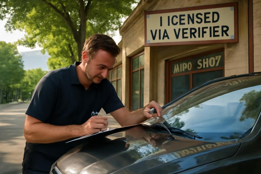 licensed vin verification process