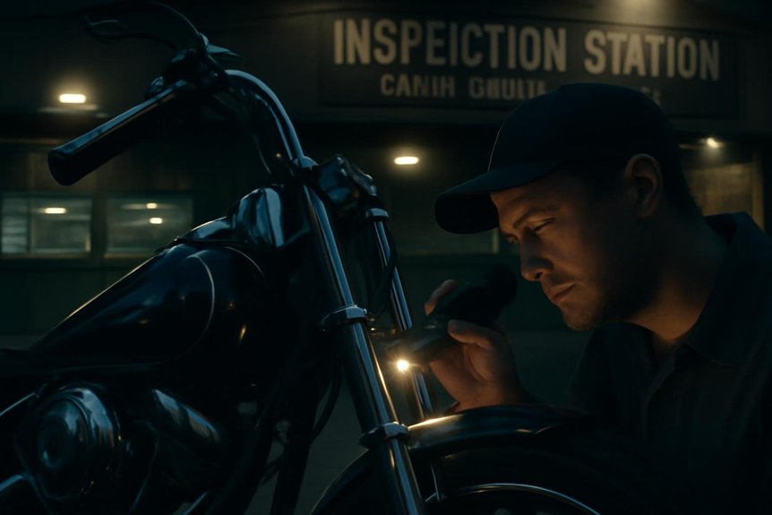 motorcycle vin inspection process