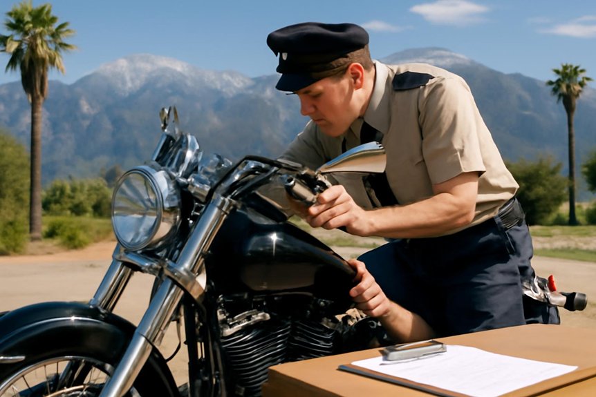 motorcycle vin inspection requirements