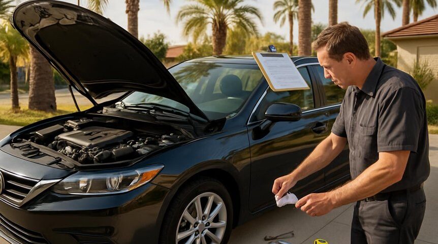 prepare car for vin verification