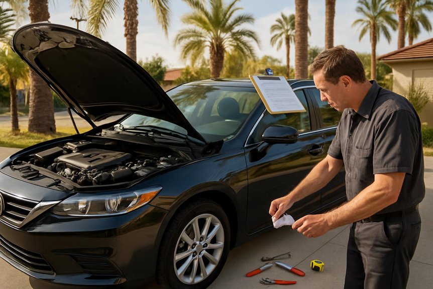 prepare car for vin verification
