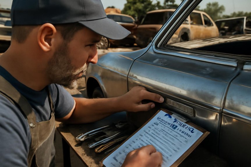 salvage vehicle vin verification process