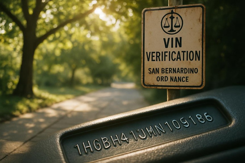 san bernardino vin verification laws