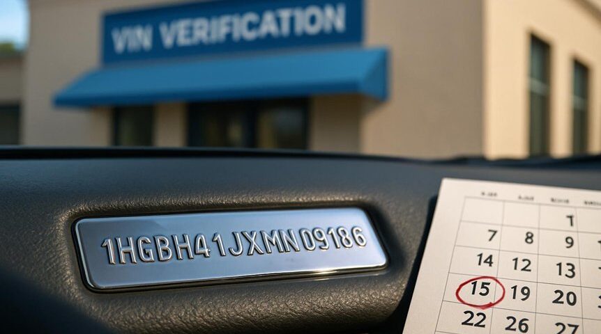 schedule vin verification appointment