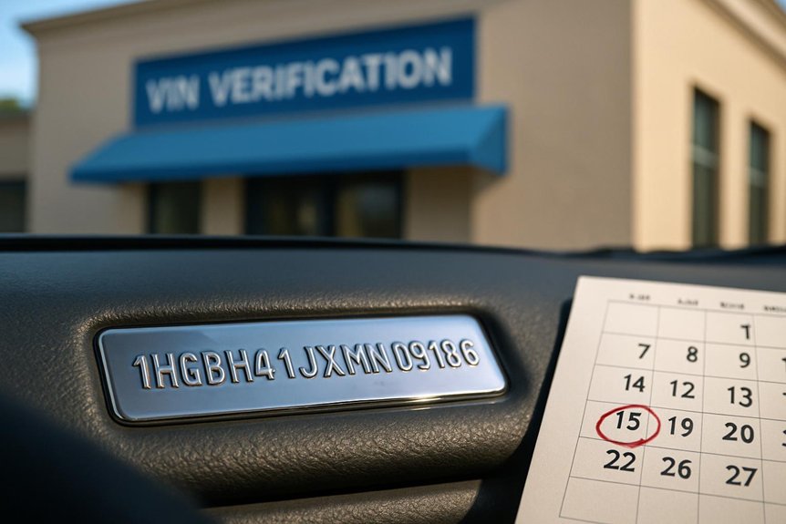schedule vin verification appointment
