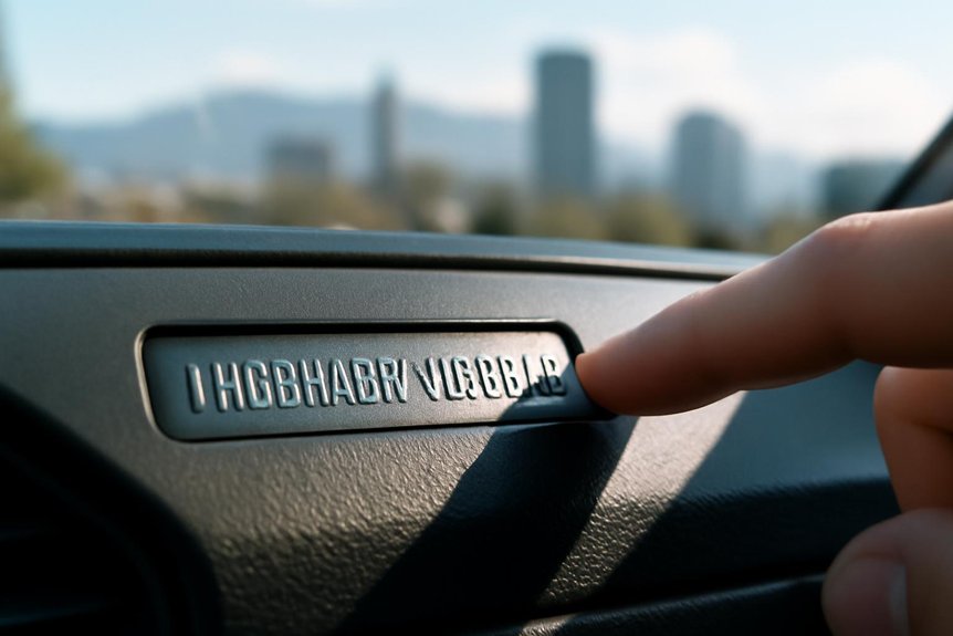 verify vehicle identification number