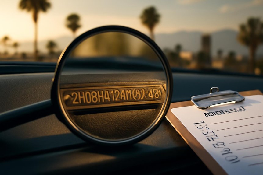verify vehicle identification number