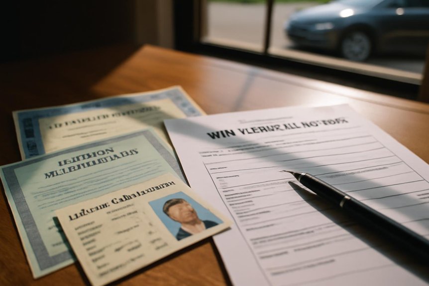 vin verification document checklist
