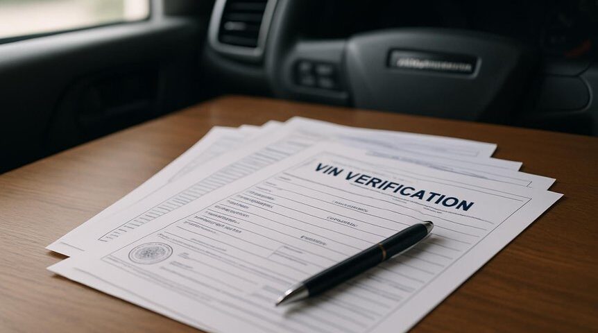 vin verification forms required