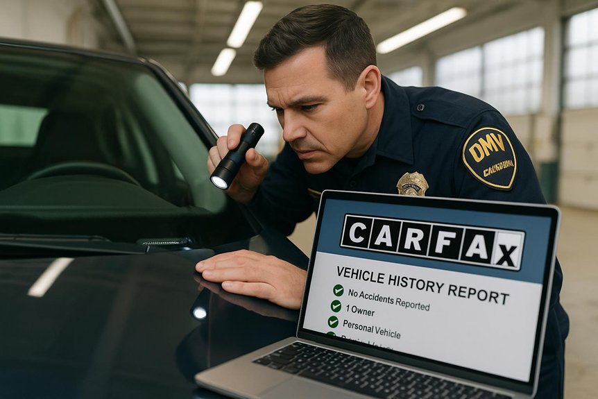 comprehensive vehicle history authentication steps