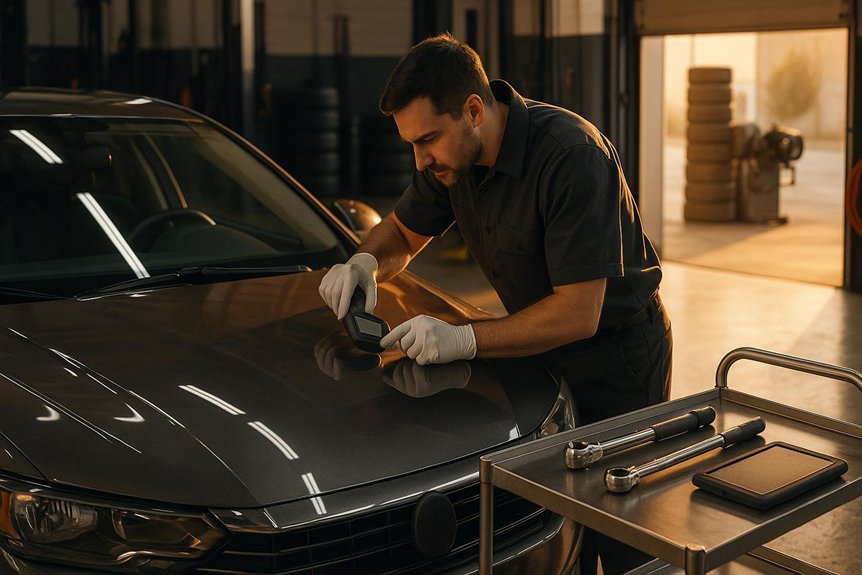 confirm vehicle identity before service