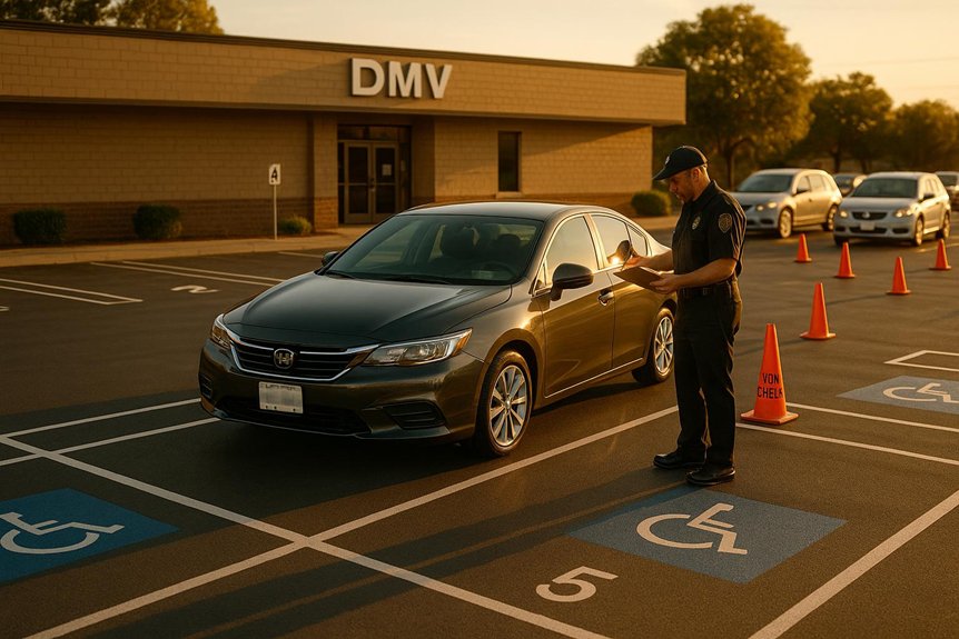 curbside parking vin verification physical inspection