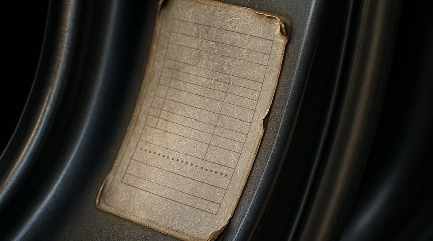 faded vin sticker verification standards