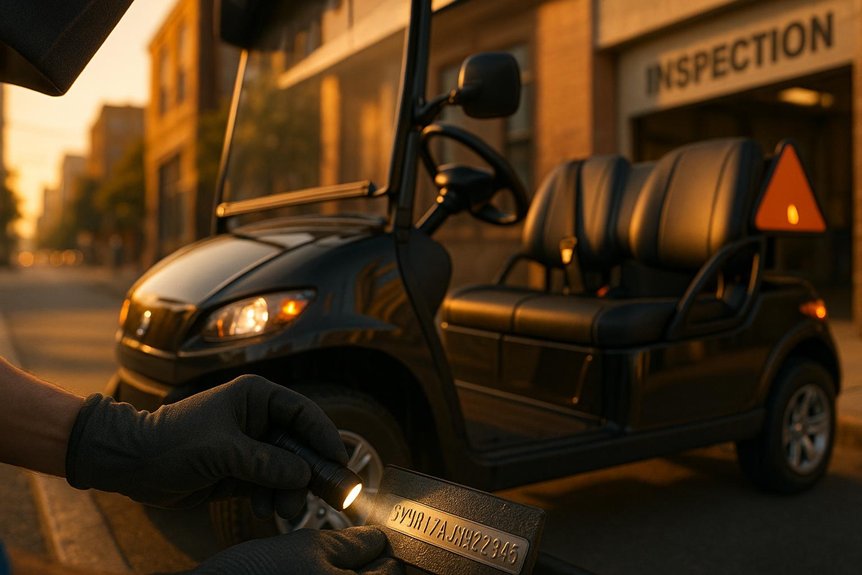 golf cart street legal verification