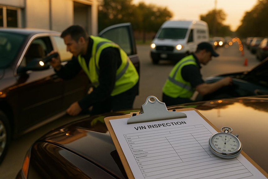 physical vehicle identity verification