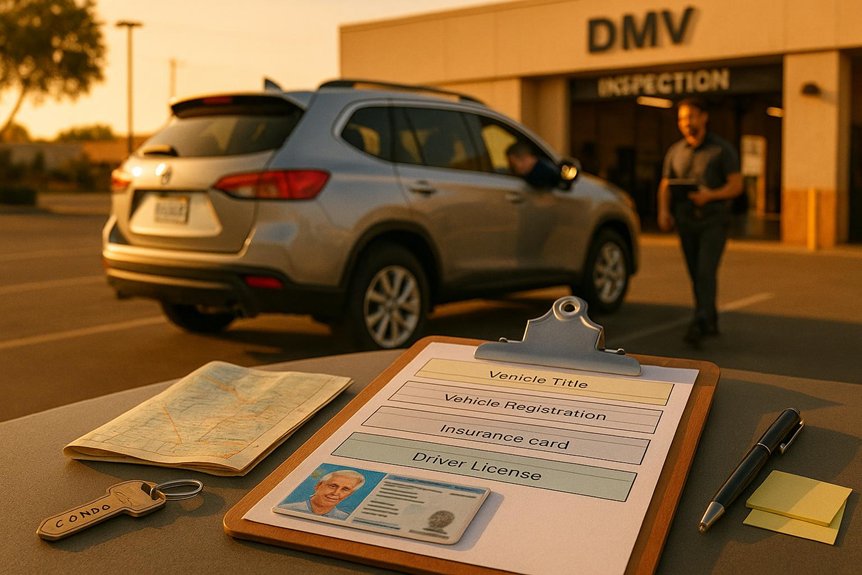 prepare essential documents for vin inspection