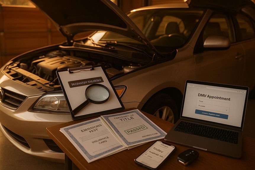 prepare insure inspect register
