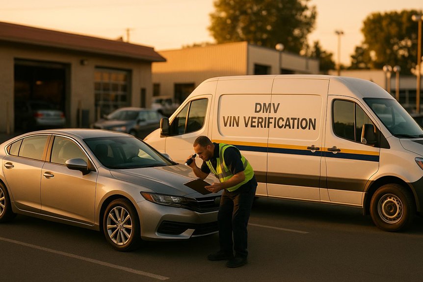 professionals verify vehicle identification numbers charges