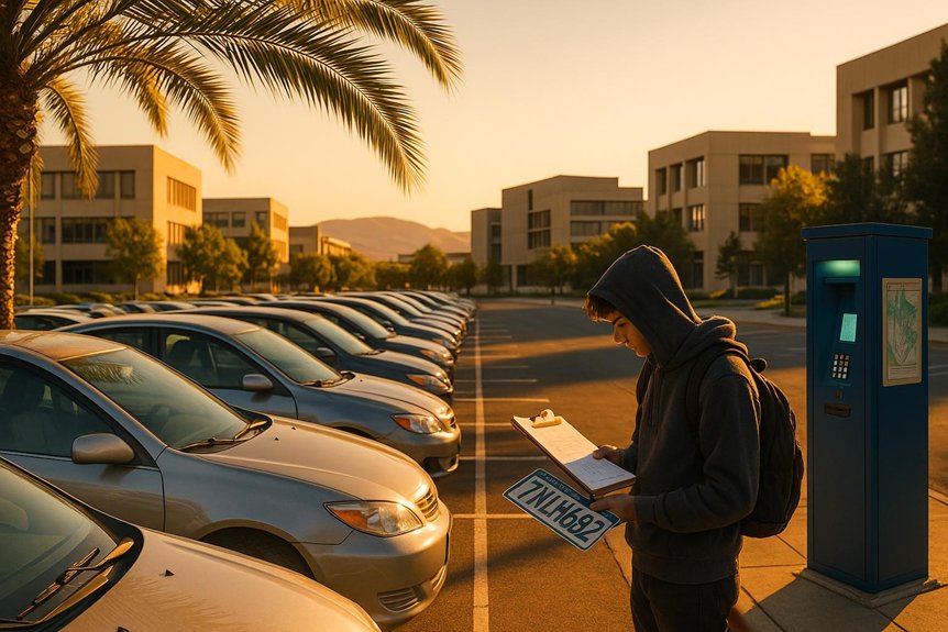university parking permit required