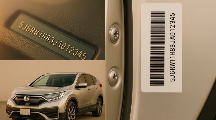 vehicle identification number documentation verification