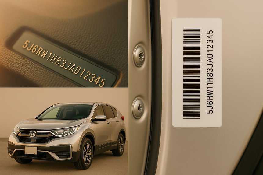 vehicle identification number documentation verification