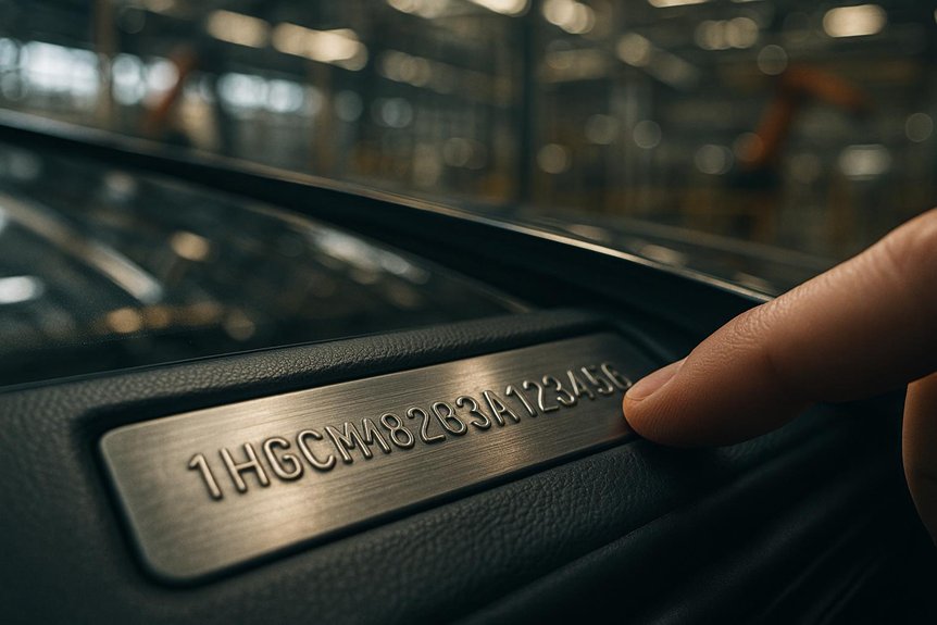 vehicle identification number unveils details
