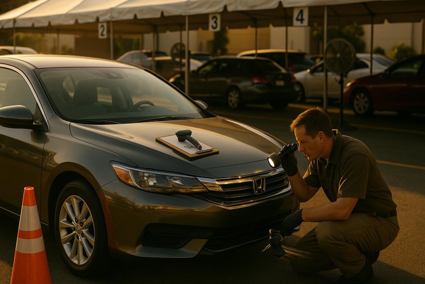 verify documents check vins prepare vehicle