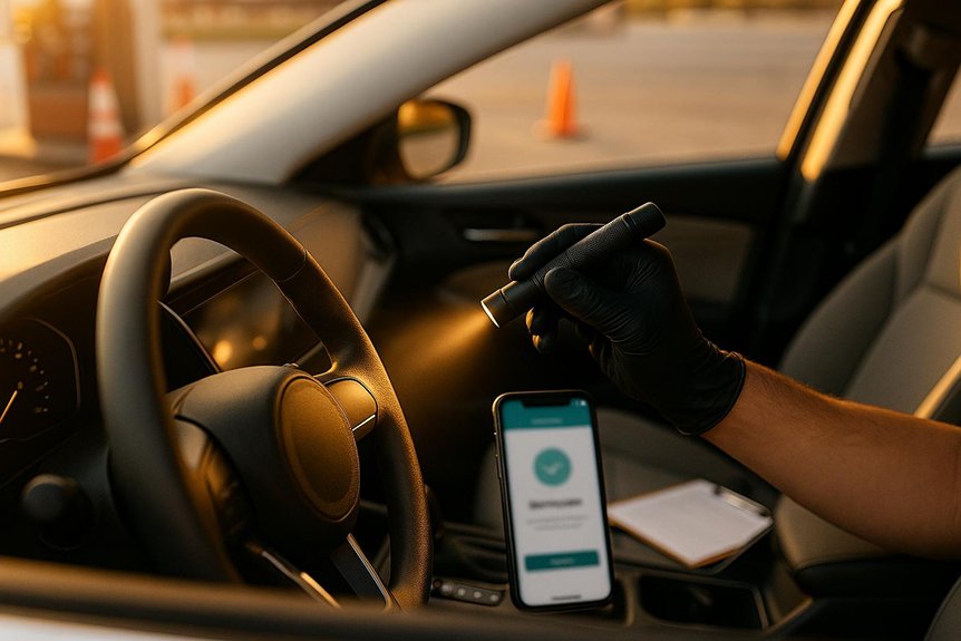 verifying vehicle identity for driver service